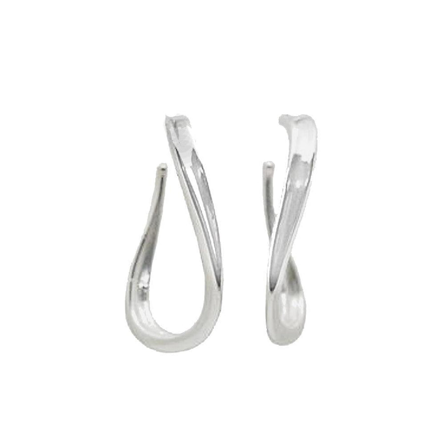 Twisted Oval Hoop-Simon Sebbag-Swag Designer Jewelry