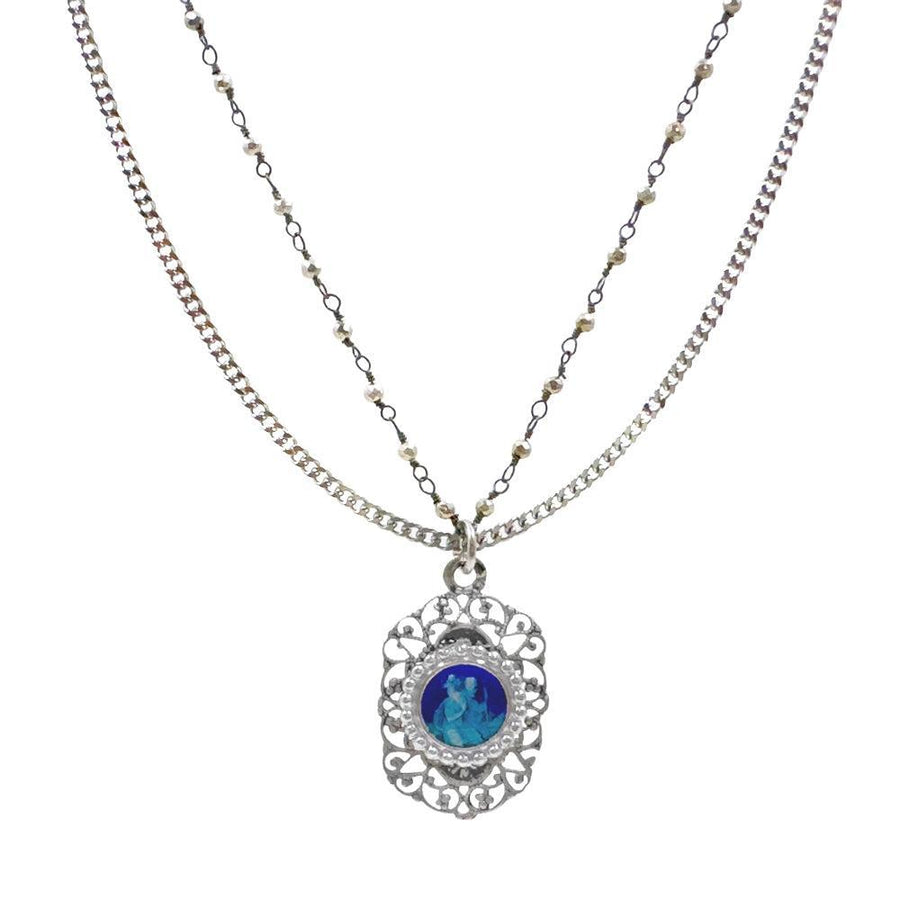 Vintage St. Christopher-Andrea Barnett-Swag Designer Jewelry