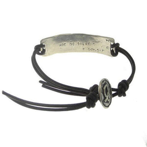Walk By Faith Not Sight Braille Bracelet-Visible Faith-Swag Designer Jewelry
