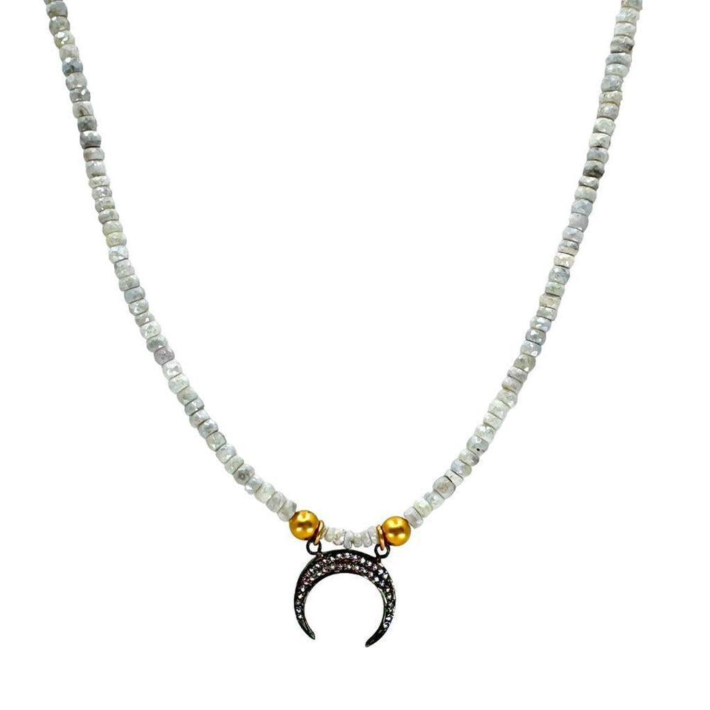 White Agate Necklace-Catherine Page-Swag Designer Jewelry