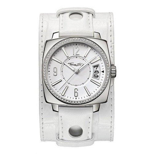 White Leather Watch-Thomas Sabo-Swag Designer Jewelry