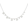 White Topaz Trillion Necklace-Meira T-Swag Designer Jewelry