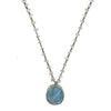 Woven Blue Celadon Necklace-Danielle Welmond-Swag Designer Jewelry
