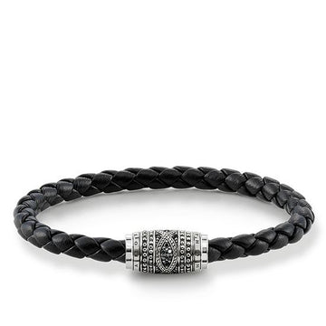 Woven Leather Bracelet-Thomas Sabo-Swag Designer Jewelry