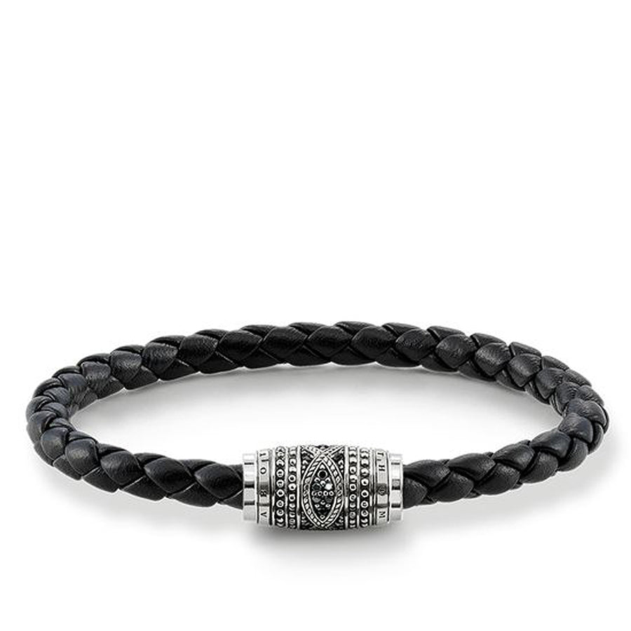 Woven Leather Bracelet-Thomas Sabo-Swag Designer Jewelry