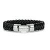 Woven Leather and Silver Bracelet-Thomas Sabo-Swag Designer Jewelry