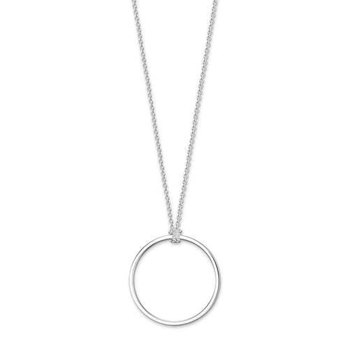 X0252 Charm Carrier Circle Necklace-Thomas Sabo-Swag Designer Jewelry