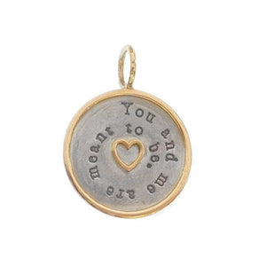 You and Me are Meant to Be Charm-Heather Moore-Swag Designer Jewelry