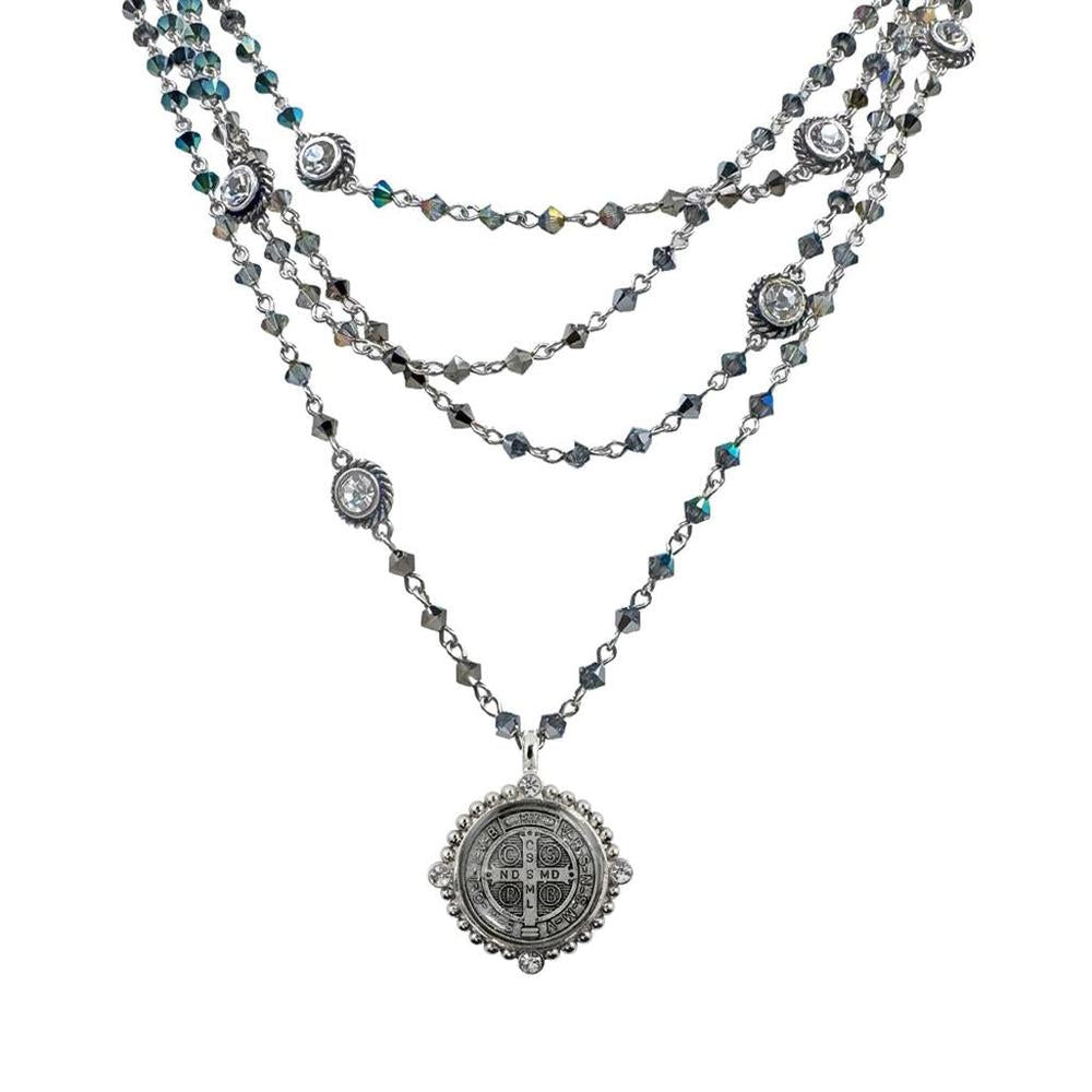 VIRGINS SAINTS ＆ ANGELS クリスタル・シルバーリング Virgins Saints and Angels | Bicone Magdalena – Swag Designer Jewelry