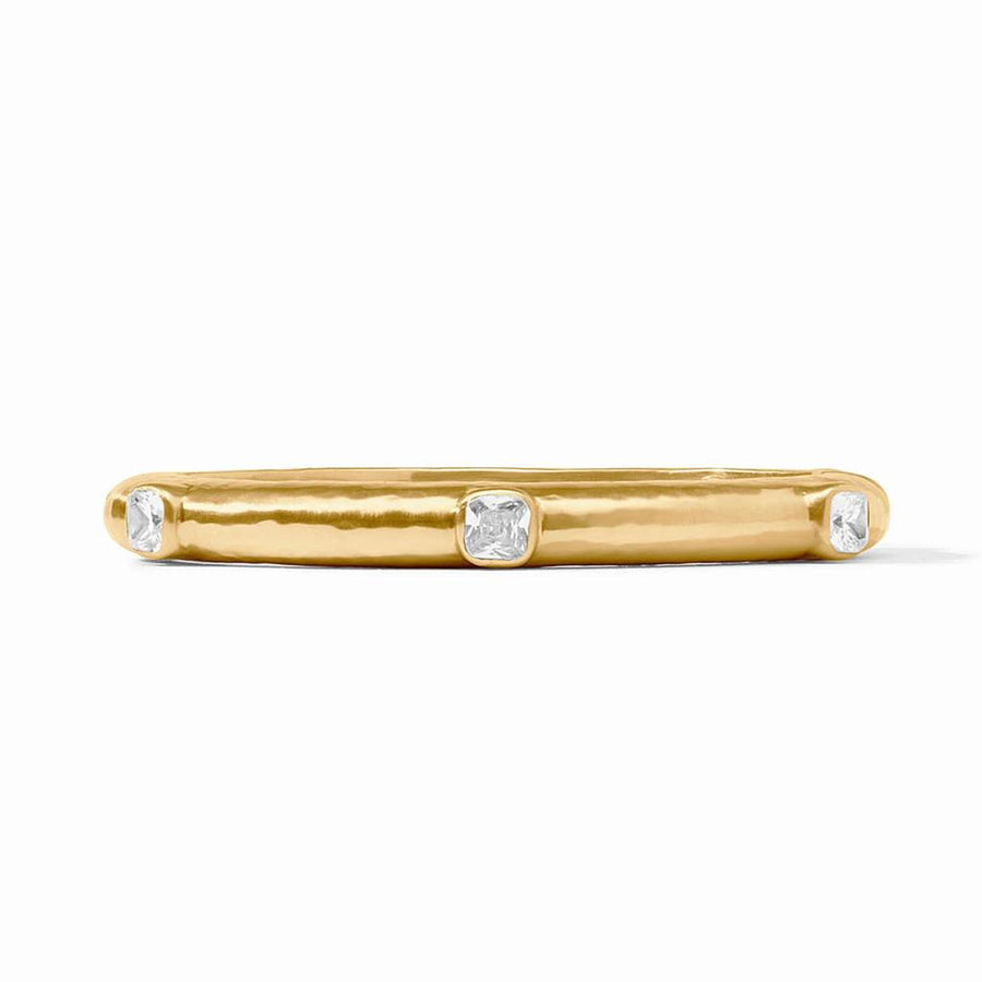 Catalina Hinged Bangle- Gemstones-Julie Vos-Swag Designer Jewelry