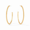 Gold Colette beaded hoop earrings
