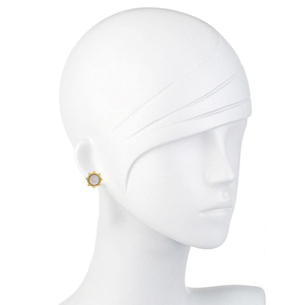 Dove Coin Studs-Susan Shaw-Swag Designer Jewelry