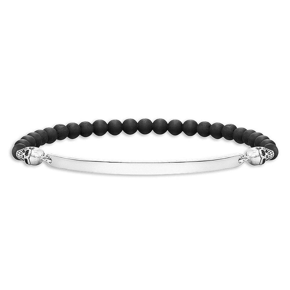 Engravable Id Bracelet with Skulls-Thomas Sabo-Swag Designer Jewelry