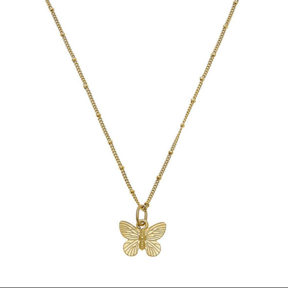 Handcast Butterfly Pendant-Susan Shaw-Swag Designer Jewelry