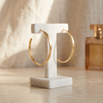 Crescent Hoop Earrings