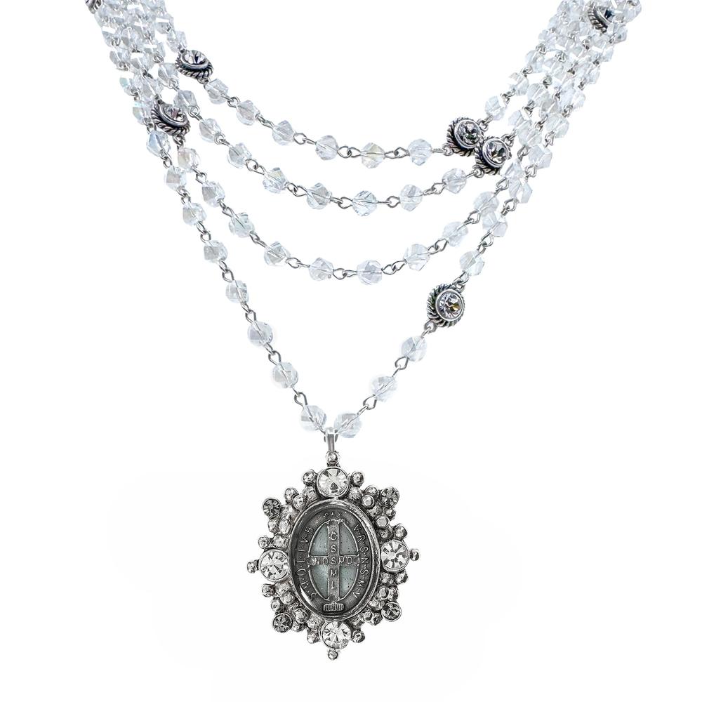 Magdalena Crystal AB-Virgins Saints and Angels-Swag Designer Jewelry