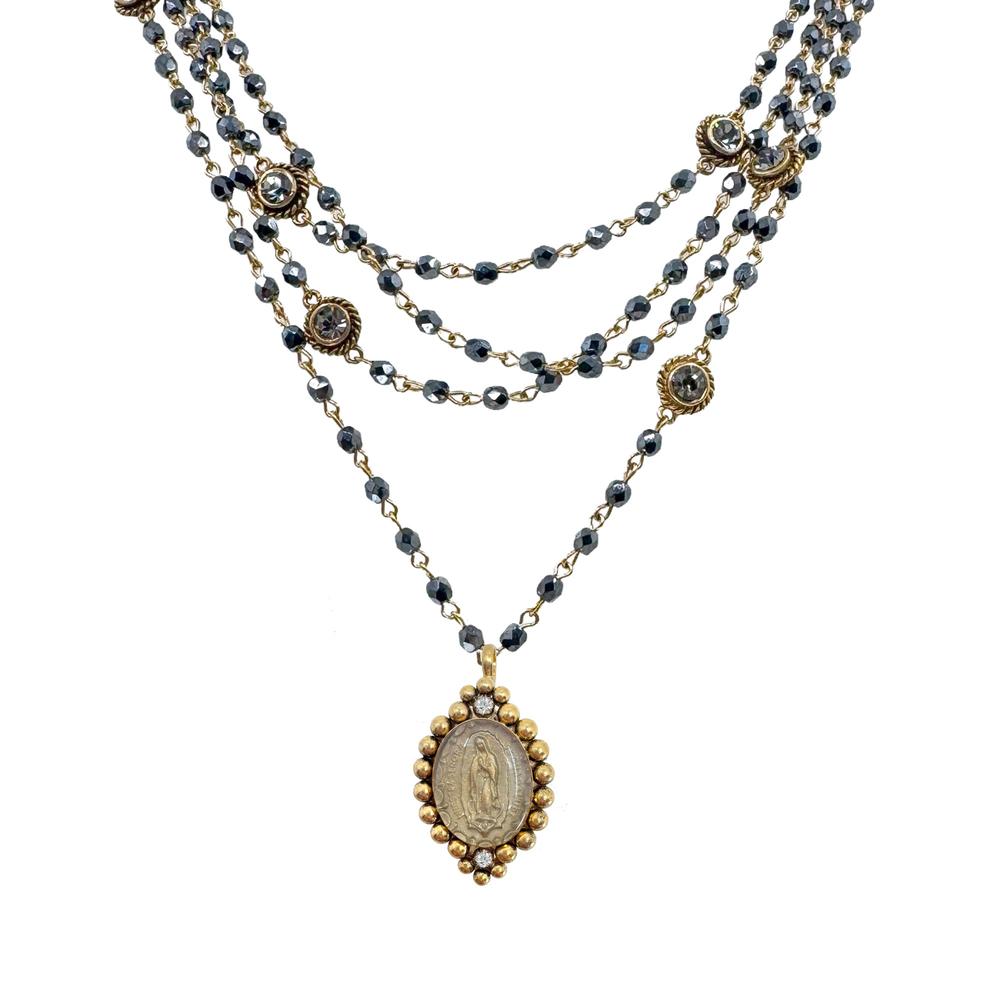 Virgins Saints and Angels | Magdalena in Gold Blue Obsidian – Swag