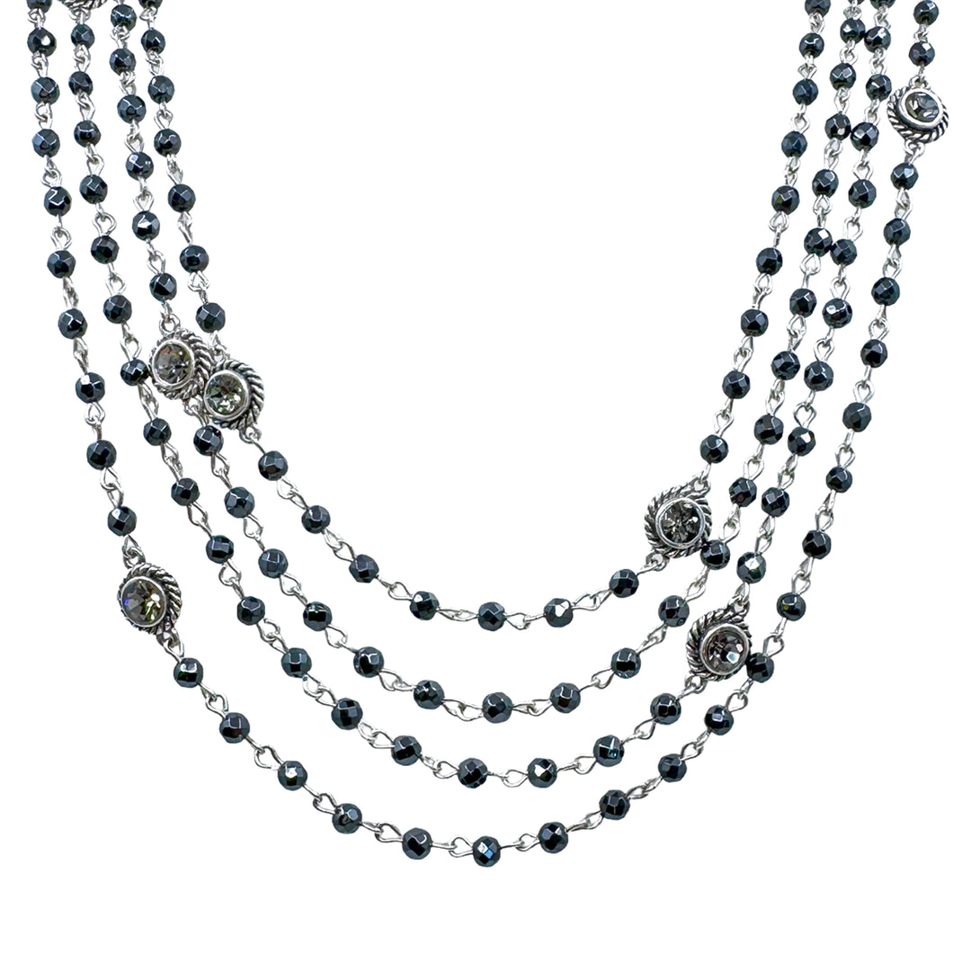 Magdalena in Hematite-Virgins Saints and Angels-Swag Designer Jewelry