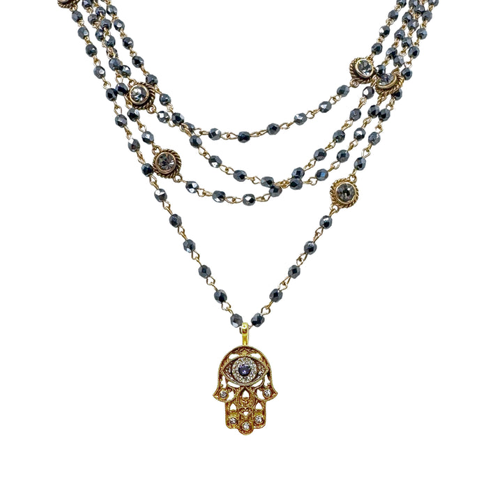 Magdalena in Hematite-Virgins Saints and Angels-Swag Designer Jewelry