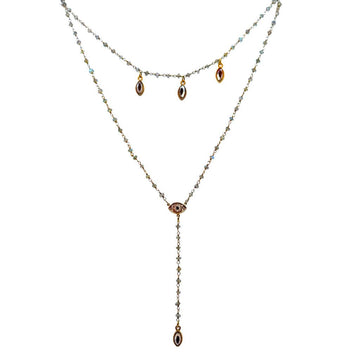 Mini Eye Bikini Necklace-Virgins Saints and Angels-Swag Designer Jewelry