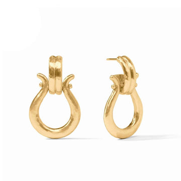 Saratoga Doorknocker Earrings-Julie Vos-Swag Designer Jewelry