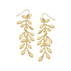 Vine Earrings Gold-Susan Shaw-Swag Designer Jewelry
