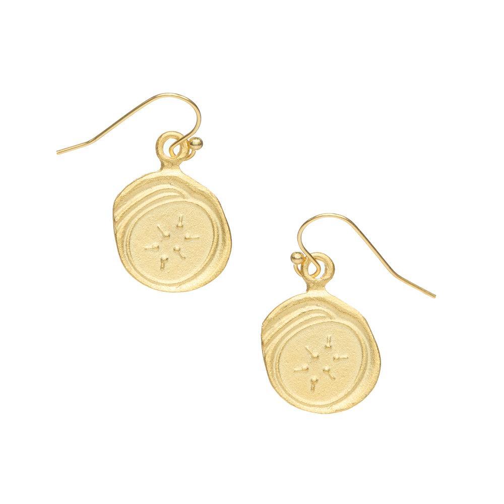 Widow's Mite Earrings-Susan Shaw-Swag Designer Jewelry
