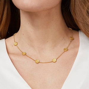 Trieste Delicate Station Necklace-Julie Vos-Swag Designer Jewelry